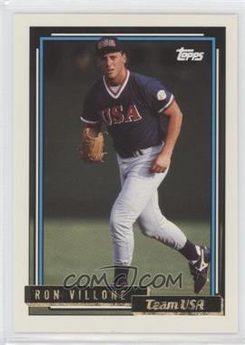 1992 Topps Traded - [Base] - Gold #124T - Ron Villone