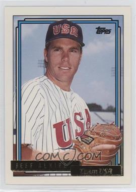 1992 Topps Traded - [Base] - Gold #2T - Jeff Alkire