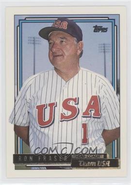 1992 Topps Traded - [Base] - Gold #35T - Ron Fraser