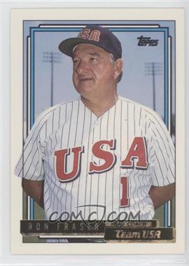 1992 Topps Traded - [Base] - Gold #35T - Ron Fraser