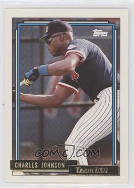 1992 Topps Traded - [Base] - Gold #56T - Charles Johnson