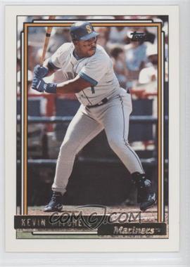 1992 Topps Traded - [Base] - Gold #74T - Kevin Mitchell