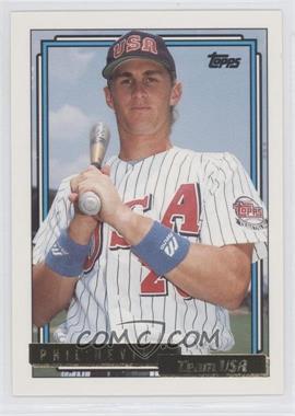 1992 Topps Traded - [Base] - Gold #82T - Phil Nevin