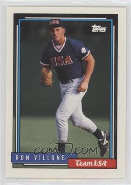 1992 Topps Traded - [Base] #124T - Ron Villone