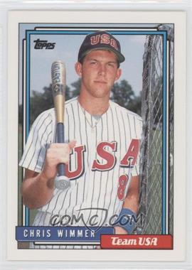 1992 Topps Traded - [Base] #129T - Chris Wimmer