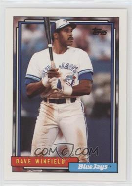 1992 Topps Traded - [Base] #130T - Dave Winfield