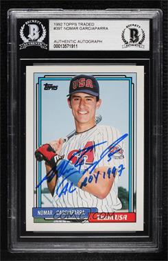 1992 Topps Traded - [Base] #39T - Nomar Garciaparra [BAS BGS Authentic]