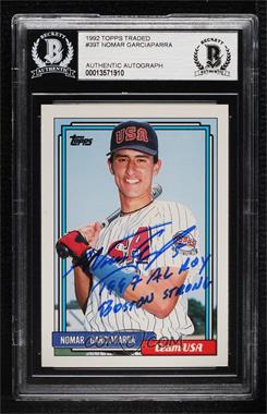 1992 Topps Traded - [Base] #39T - Nomar Garciaparra [BAS BGS Authentic]