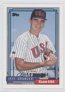 1992 Topps Traded - [Base] #43T - Jeff Granger