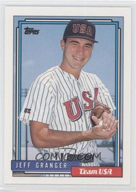 1992 Topps Traded - [Base] #43T - Jeff Granger