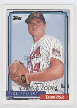 1992 Topps Traded - [Base] #48T - Rick Helling