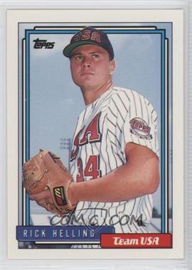 1992 Topps Traded - [Base] #48T - Rick Helling