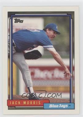 1992 Topps Traded - [Base] #77T - Jack Morris