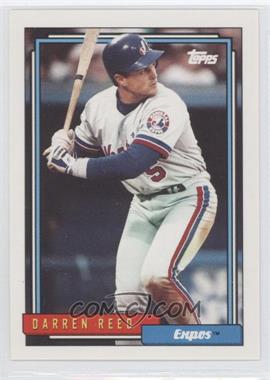 1992 Topps Traded - [Base] #91T - Darren Reed