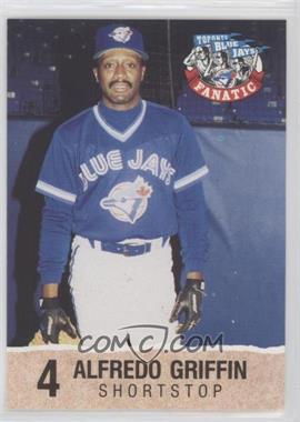1992 Toronto Blue Jays Fire Safety - [Base] #4 - Alfredo Griffin