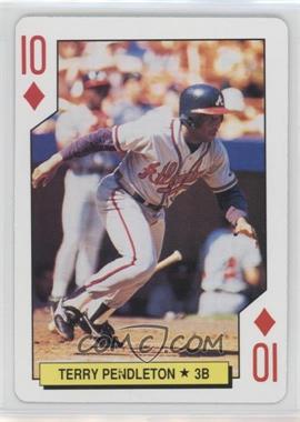 1992 U.S. Playing Card Atlanta Braves - Box Set [Base] #10D - Terry Pendleton
