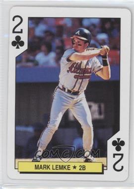 1992 U.S. Playing Card Atlanta Braves - Box Set [Base] #2C - Mark Lemke