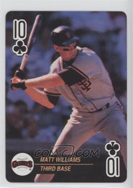 1992 U.S. Playing Card Baseball Aces - Box Set [Base] #10C - Matt Williams