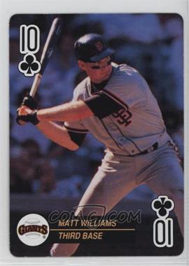 1992 U.S. Playing Card Baseball Aces - Box Set [Base] #10C - Matt Williams