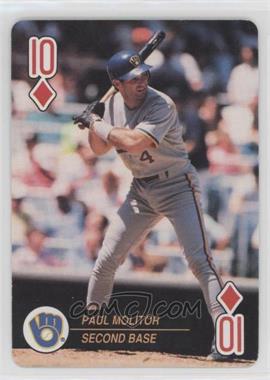 1992 U.S. Playing Card Baseball Aces - Box Set [Base] #10D - Paul Molitor