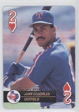 1992 U.S. Playing Card Baseball Aces - Box Set [Base] #2H - Juan Gonzalez