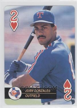 1992 U.S. Playing Card Baseball Aces - Box Set [Base] #2H - Juan Gonzalez