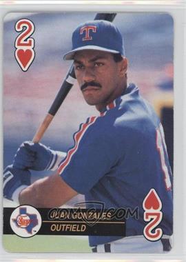 1992 U.S. Playing Card Baseball Aces - Box Set [Base] #2H - Juan Gonzalez