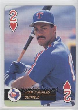 1992 U.S. Playing Card Baseball Aces - Box Set [Base] #2H - Juan Gonzalez