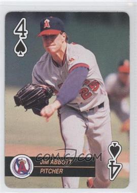 1992 U.S. Playing Card Baseball Aces - Box Set [Base] #4S - Jim Abbott