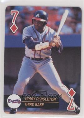 1992 U.S. Playing Card Baseball Aces - Box Set [Base] #7D - Terry Pendleton