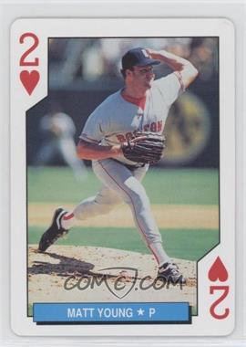 1992 U.S. Playing Card Boston Red Sox - Box Set [Base] #2H - Matt Young