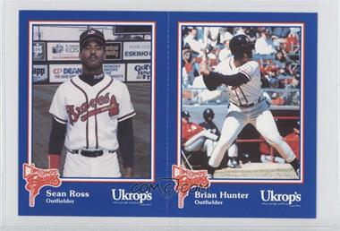 1992 Ukrop's Pepsi Richmond Braves - [Base] - Uncut #43-44 - Sean Ross, Brian Hunter