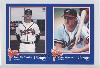 1992 Ukrop's Pepsi Richmond Braves - [Base] - Uncut #5-6 - Tom McCarthy, Kent Mercker