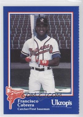 1992 Ukrop's Pepsi Richmond Braves - [Base] #21 - Francisco Cabrera