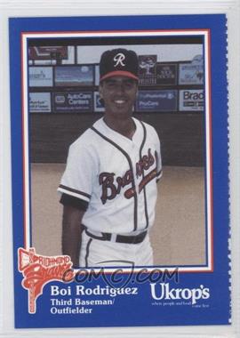 1992 Ukrop's Pepsi Richmond Braves - [Base] #33 - Boi Rodriguez
