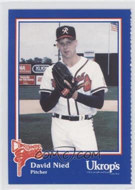 1992 Ukrop's Pepsi Richmond Braves - [Base] #7 - David Nied