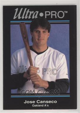 1992 Ultra-Pro Page Promos - Box Topper [Base] #P6 - Jose Canseco /100000