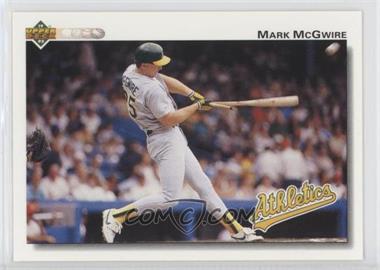 1992 Upper Deck - [Base] - Factory Set Gold Hologram #153.1 - Mark McGwire