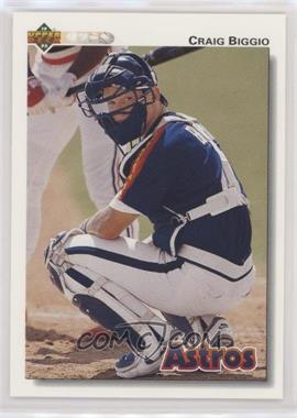 1992 Upper Deck - [Base] - Factory Set Gold Hologram #162 - Craig Biggio