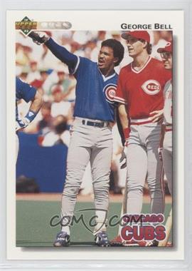 1992 Upper Deck - [Base] - Factory Set Gold Hologram #236 - George Bell