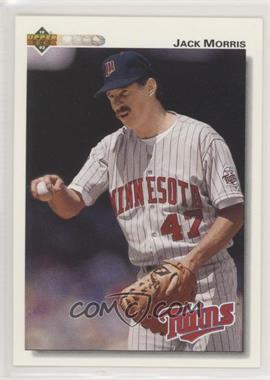 1992 Upper Deck - [Base] - Factory Set Gold Hologram #315 - Jack Morris