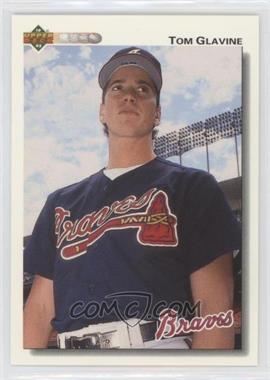 1992 Upper Deck - [Base] - Factory Set Gold Hologram #342 - Tom Glavine