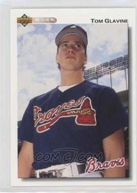 1992 Upper Deck - [Base] - Factory Set Gold Hologram #342 - Tom Glavine