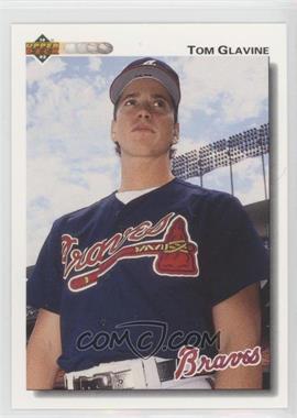 1992 Upper Deck - [Base] - Factory Set Gold Hologram #342 - Tom Glavine