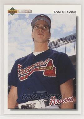 1992 Upper Deck - [Base] - Factory Set Gold Hologram #342 - Tom Glavine