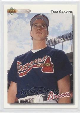 1992 Upper Deck - [Base] - Factory Set Gold Hologram #342 - Tom Glavine