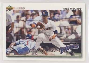 1992 Upper Deck - [Base] - Factory Set Gold Hologram #344 - Fred McGriff [Noted]