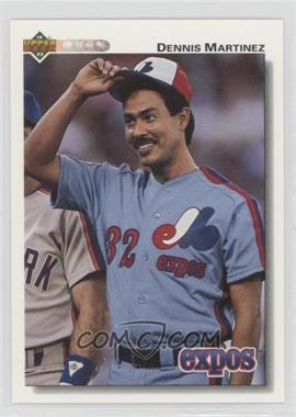 1992 Upper Deck - [Base] - Factory Set Gold Hologram #365 - Dennis Martinez