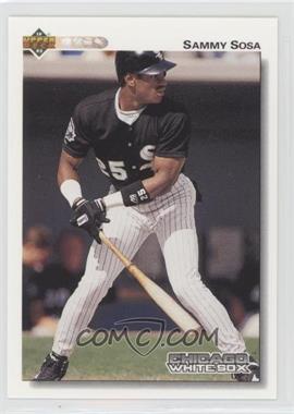 1992 Upper Deck - [Base] - Factory Set Gold Hologram #438 - Sammy Sosa