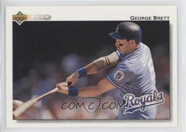 1992 Upper Deck - [Base] - Factory Set Gold Hologram #444 - George Brett